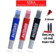 Bút dạ viết bảng, bút lông màu viết bảng trắng xóa được mực xanh/ đỏ/ đen Stacom WB103