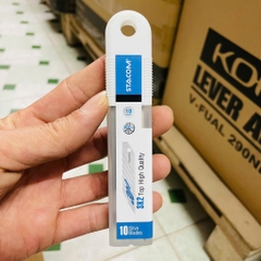 Lưỡi dao trổ, tuýp 10 lưỡi dao dọc giấy loại to/ nhỏ Stacom