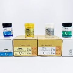 Màu Poster Pentel hũ lẻ 30ml/ Pentel poster color lọ thủy tinh 30ml- Full màu