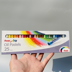 Màu sáp dầu oil pastel, bút sáp màu dầu Pentel 12/ 25/ 36/ 50 màu