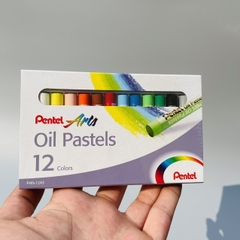 Màu sáp dầu oil pastel, bút sáp màu dầu Pentel 12/ 25/ 36/ 50 màu