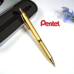 Bút ký tên cao cấp thân kim loại Pentel BL407 dạng bấm size ngòi 0.7mm