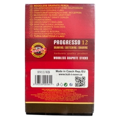 Bút chì than chuyên dụng vẽ tranh, chì than đặc ruột KOH độ chì HB/ 2B/ 4B/ 6B/ 8B