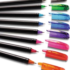 Bút gel Pentel energel ngòi METAL TIP 0.7mm, bút bi mực nước các màu BL417