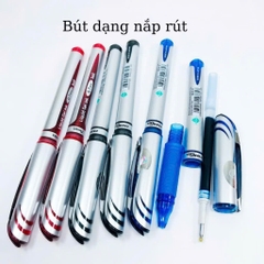 Combo hộp 12 bút gel Pentel ENERGEL size ngòi 0.5/ 0.7/ 1.0mm màu mực xanh, đỏ, đen