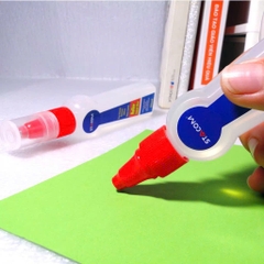 Keo dán giấy đầu bi xoay Stacom 50ml, hồ dán nước đầu bi chuyên dụng cho văn thư