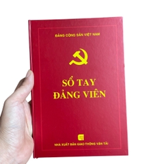 Sổ tay đảng viên bìa cứng 200 trang kích thước sổ 17*24cm