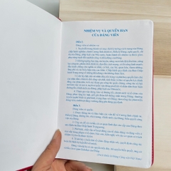 Sổ tay đảng viên bìa cứng 200 trang kích thước sổ 17*24cm