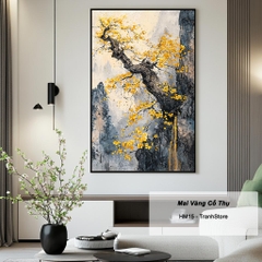 Tranh Mai Vàng Cổ Thụ | HM15