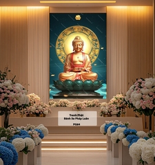 Tranh Phật Bánh Xe Pháp Luân | PG64