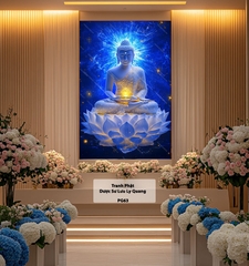 Tranh Phật Dược Sư Lưu Ly Quang | PG63