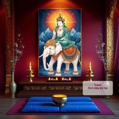 Tranh Phổ Hiền Bồ Tát | PG74