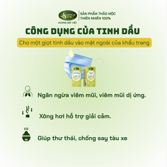Tinh dầu khẩu trang 10ml-Mẫu mới