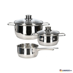 Bộ nồi WMF Diadem Plus 3 món (2 nồi 1 quánh) - 0730299990