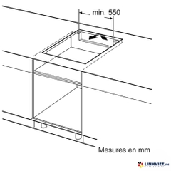 Bếp từ 3 vùng nấu Bosch PUC611BB5E - Serie 4