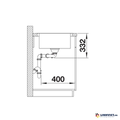 Chậu rửa bát Blanco Lemis 8 S-IF Chrome