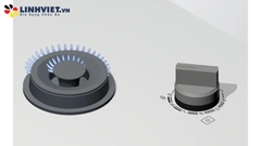 Bếp gas domino Bosch PRA3A6B70 – Serie 8 – 30cm