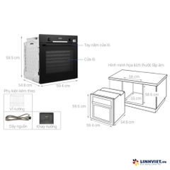 Lò nướng Bosch HBA534EB0-Serie 4