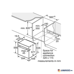 Lò nướng kèm hấp Bosch HSG7361B1-Serie 8