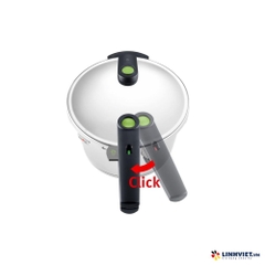 Nồi áp suất Fissler 6L Vitaquick Green made in Germany kèm xửng hấp
