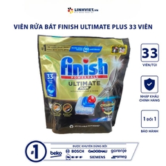 VIÊN RỬA BÁT Finish ULTIMATE PLUS 33 VIÊN