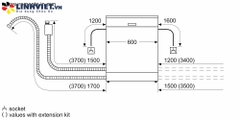 Máy rửa bát âm toàn phần Bosch SMH6ZDX00E - Serie 6 - Zeolith