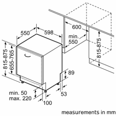 Máy rửa bát âm toàn phần Bosch SMH6ZDX00E - Serie 6 - Zeolith