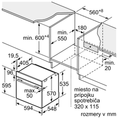 Lò nướng Bosch HRA512ES0-Serie 4