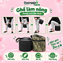 Ghế làm nông, làm vườn tiện lợi - Phong cách Hàn Quốc - Duonggia Farm