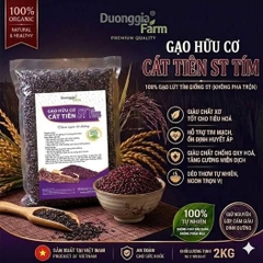 GẠO ST TÍM CÁT TIÊN HỮU CƠ