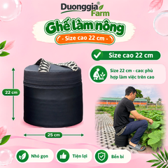 Ghế làm nông, làm vườn tiện lợi - Phong cách Hàn Quốc - Duonggia Farm