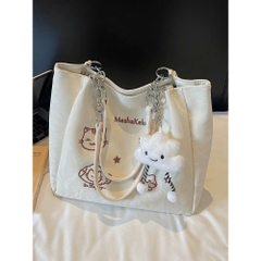 Túi tote vân Kitty size 30cm HA768