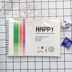 Giấy vẽ màu nước Happy Việt Nam sổ vẽ A4 A5