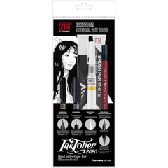 Inktober Set Bút inking vẽ truyện tranh phiên bản giới hạn Kuretake Nhật Bản line nét và mực trắng