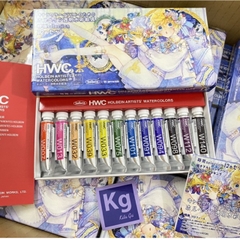 [Set tuýp 5ml ]Màu nước Holbein Artist Watercolor Nhật Bản Natsuki Shigure Pastel Higuchi