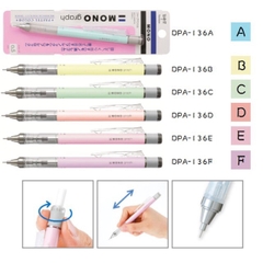 ✨Bút chì cơ khí Mono Graph 6 màu Pastel ✨