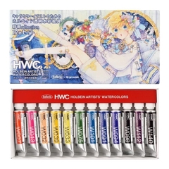 [Set tuýp 5ml ]Màu nước Holbein Artist Watercolor Nhật Bản Natsuki Shigure Pastel Higuchi