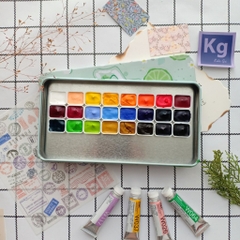 [Pocket] Màu nước Holbein pocket 12-24-48 hạng họa sĩ chuyên nghiệp Kitaart
