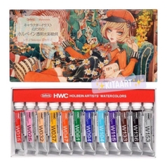 [Set tuýp 5ml ]Màu nước Holbein Artist Watercolor Nhật Bản Natsuki Shigure Pastel Higuchi