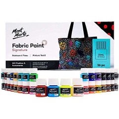 Màu vẽ vải Mont Marte Fabric Paint ( 36 màu x 20ml )