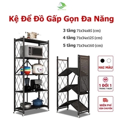 Kệ kim loại đa năng gấp gọn di chuyển tháo lắp dễ dàng