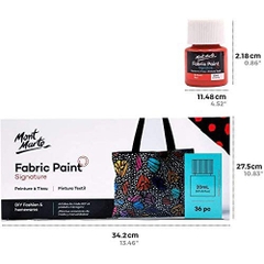 Màu vẽ vải Mont Marte Fabric Paint ( 36 màu x 20ml )