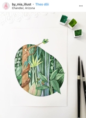 [Pocket] Màu nước Holbein pocket 12-24-48 hạng họa sĩ chuyên nghiệp Kitaart