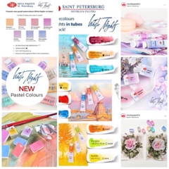[New color 2019 2021] Màu nước White nights pan lẻ dạng nén 2.5ml & tube 10ml