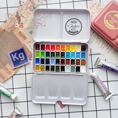 [Pocket] Màu nước Holbein pocket 12-24-48 hạng họa sĩ chuyên nghiệp Kitaart