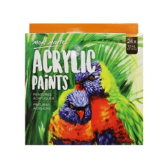 Màu Acrylic Mont Marte Bộ 24 màu Tuýp 12ml