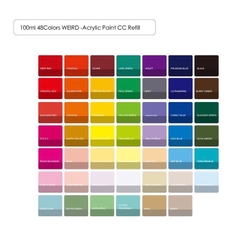 Túi refill màu Acrylic Miya 100ml