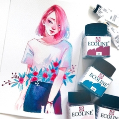 [Lọ 30ml] P3 Màu nước Ecoline dạng liquid lỏng Royal Talens Hà Lan
