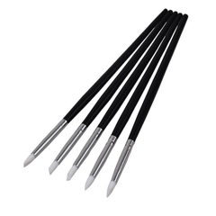 Cọ silicon vẽ keo chặn màu, nail, tạo hình đất sét