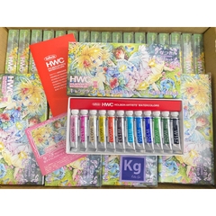 [Set tuýp 5ml ]Màu nước Holbein Artist Watercolor Nhật Bản Natsuki Shigure Pastel Higuchi